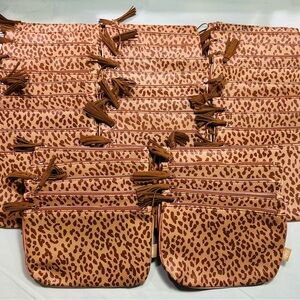 40 Ipsy Glam Bags ~ Leopard Bags ~ Cosmetic / Make-Up / Party Gift ~ New / Empty